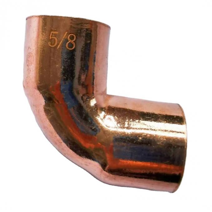 I montaggi di rame rossi d'ottone del T dell'accoppiamento del gomito hanno infilato malleabile 0