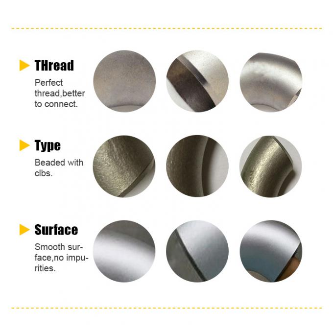 Reduttori concentrici senza cuciture Buttweld di dimensioni personalizzate ASME B16.9 Certificati per applicazioni di tubazioni industriali 1