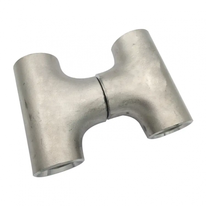 Equal/Reducing Tee Fittings Lega di nichel Hastelloy 90/10 70/30 Tee Rame Fittings di nichel 2