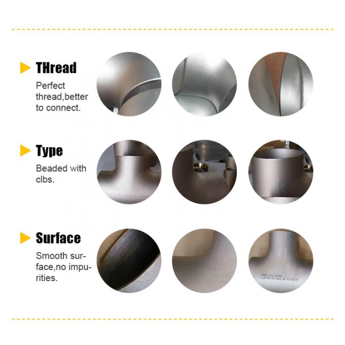 METAL Stub End Usando con Flanchetta di giunzione del fianco SS304 Stub Saldatura Bevel End Of The Sleeve 1