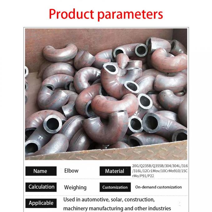 Spedizione veloce Saldatura a sedere a lungo raggio 90 gradi 3