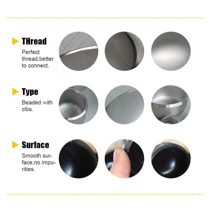 Metallo Cappuccio di tubo Arrivo rame nichel Cappuccio di montaggio BSPP BSPT NPT Fusione 1