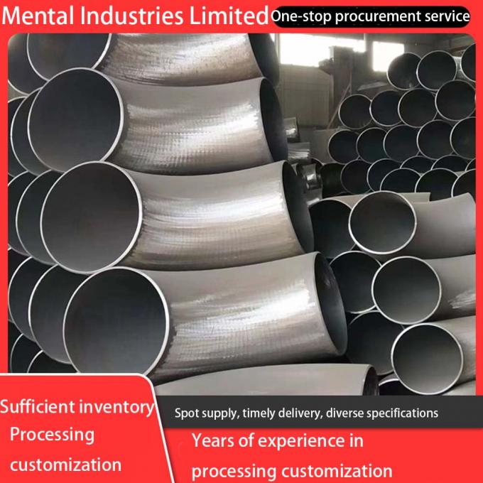 Metallo 90 gradi Vernice nera Vernice senza cuciture rame nichel gomito 1