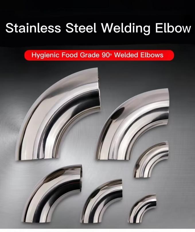 Metallo 90 gradi Vernice nera Vernice senza cuciture rame nichel gomito 3