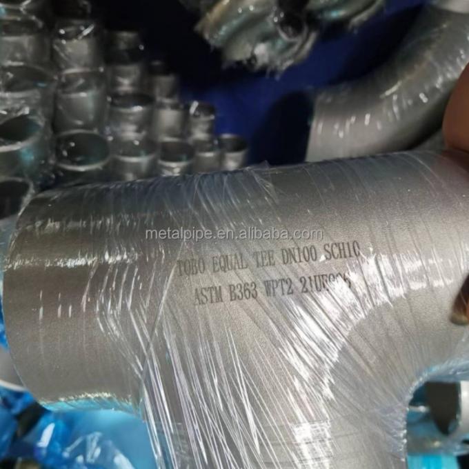 Fittings per tubi di rame metallico e nichel ASME B36.19 LR/SR 2 pollici Sch10s 90 gradi 2