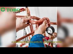 Curve di ritorno in rame a 180°: inversione di flusso efficiente per impianti idraulici compatti e sistemi HVAC