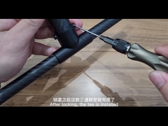 Le multi coperture di alluminio adatte del gomito attenuano gli accessori per tubi del T