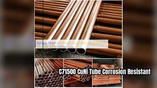 C71500 CuNi 70 30 Tubo senza saldatura Elevata resistenza alla corrosione