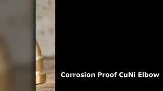CuNi C70600 Raccordo per acqua di mare ad alta pressione a gomito da 90 gradi
