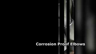 Gomito in rame nichel 9010 BW LR 45 90 gradi