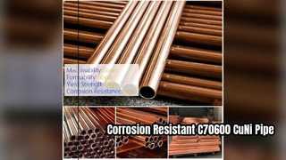 C70600 Tubo in rame nichel resistente alla corrosione ad alta resistenza