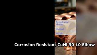 Raccordo per tubi resistente alla corrosione a gomito ASTM B466 CuNi 90 10