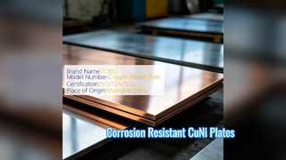 Piastra Cupro Nickel 70 30 C71500 per Scambiatori di Calore