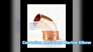 Raccordo per tubo a gomito Premium C70600 rame nichel 90 10