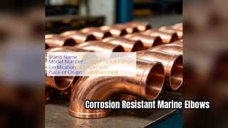 ASTM B466 CuNi 90 10 Gomiti per sistemi di tubazioni marine