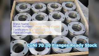 CuNi 70 30 Flangia saldata a presa pronta in stock Spedizione veloce