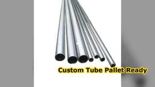 Confezione di pallet con tubi in rame nichel anodizzato