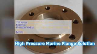 Soluzione di raccordo marino ad alta pressione con flangia CuNi C70600