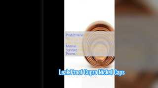 Tappo UNS C70600 Cupro Nickel 90 10 per HVAC a prova di perdite