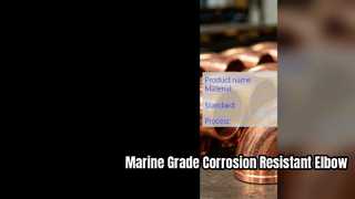 CuNi 90 10 Gomito con saldatura di testa di grado marino resistente alla corrosione