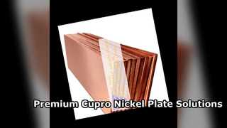 Soluzioni di piastre in cupro nichel C70600 C71500 di alta qualità