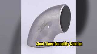 Gomito in acciaio 90 gradi LR in acciaio al carbonio senza saldatura