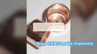 Resistente guarnizione HVAC a prova di perdite con cappuccio a saldare in rame K65