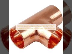 C70600 Soluzione per tubi a T resistente alla corrosione a T in rame nichel