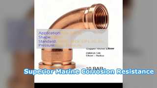 ASTM B466 C70600 Gomiti in rame-nichel per tubazioni marine