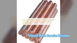 Asta di grado marino UNS C70600 Cupro Nickel 90 10