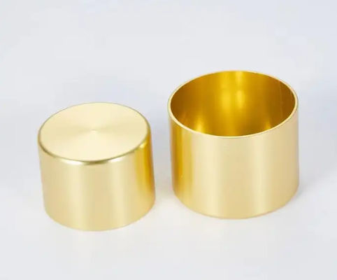 Polished Copper Pipe Cap with Threaded Connection and 400°F Temperature Rating for Secure Pipe Protection