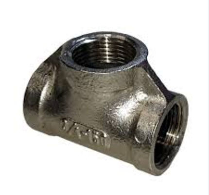 ASTM A234 WPB ASME B16.9 Reducing Tee 3000 Psi Pressure Rating for Industrial Use