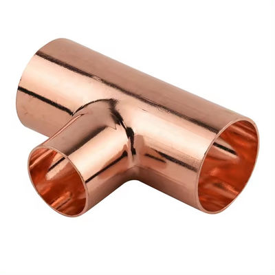 Metal RED Tee UNS C71500 SMLS Copper Nickle Butt Welding Pipe Fittings