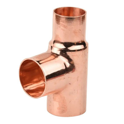 Metal RED Tee UNS C71500 SMLS Copper Nickle Butt Welding Pipe Fittings