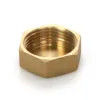 NPT Femminile Thread Hex Head Brass End Cap Plug Pipe Fitting Connector