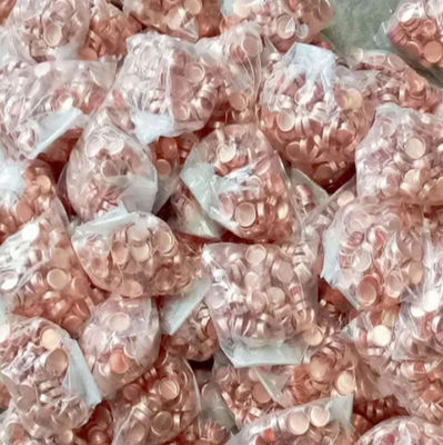 UNS C70600 Copper Nickel Threaded Pipe Cap 2,5 mm‐19 mm per tubo di rame Buona Durabilità