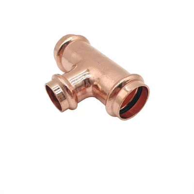 Threaded Connection Copper Nickel Equal Tee Custom Quantity Delivery, Industrial Pipe Fitting
