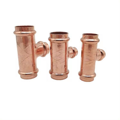 Coated Brass Fitting Tee with Standard Packaging, Versatile for Multiple Applications