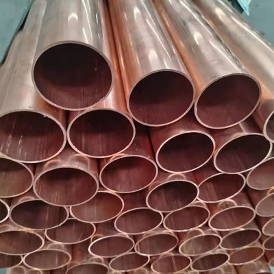 Tubo di rame e nichel lucidato su misura con forma di tubo di parete anodizzato certificato ISO