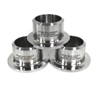 Industrial SS304 Stainless Steel Stub End, Butt Weld Lap Joint Pipe Fitting Corrosion Resistant