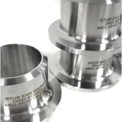 Industrial SS304 Stub End Fittings, Butt Weld Lap Joint Pipe Connector with Corrosion Resistance