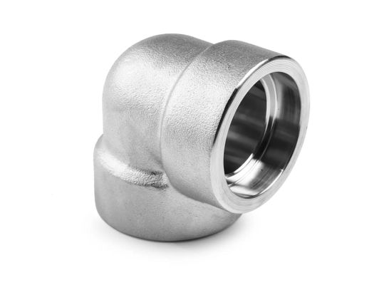 ASME B16.9 16.11 bw sw tubo esessuale filettato capezzolo rame nickel gomito tubi in acciaio inossidabile a pareti sottili