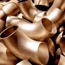 Fittings per tubi industriali C71500 Lungo raggio senza soluzione di continuità 90 gradi gomito robusto