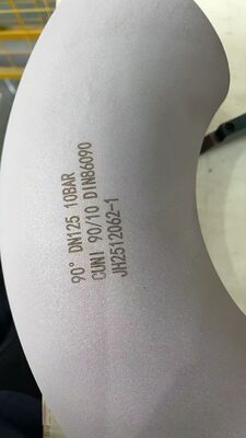 Copper Nickel Elbow resistente adatto a ambienti ad alta pressione nella lavorazione chimica del petrolio e del gas e nelle industrie marine