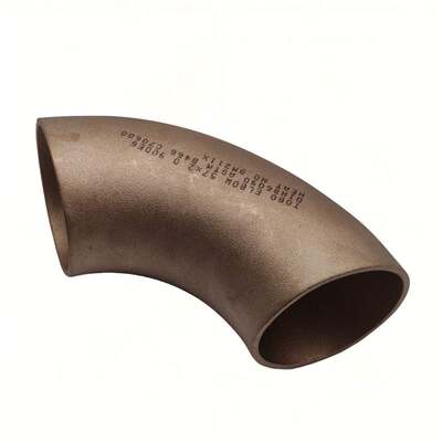 Copper Nickel ASTM B466 CuNi10Fe1.6mn 1.5D 90° 3'' gomito