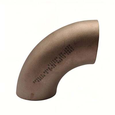 Gomito filettato CuNi 70/30 resistente all'erosione, NPT 90° per raccordi per tubi per uso marino
