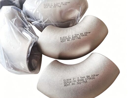 Gomito Rame-Nichel, ASTM B466, UNS C70600, Raggio 1.5D