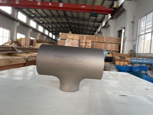 70/30 CuNi Reducing Tee Butt Welding Fittings ASME B16.5 Class150 Forged Offshore
