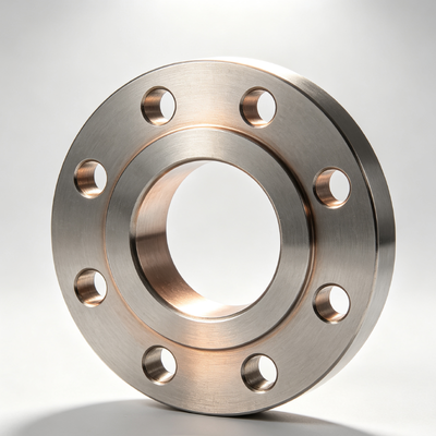 Flangia slip-on CuNi C70600 con rivestimento giallo ASME B16.5 resistente alla corrosione per tubazioni marine